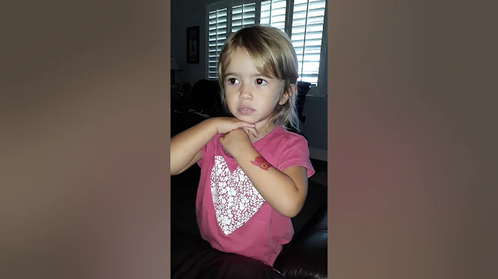 I'm a grown up, says 3 year old Heidi.