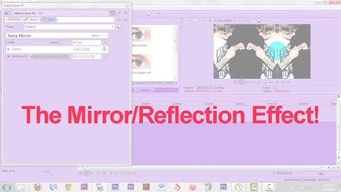 The Mirror Effect | Sony Vegas