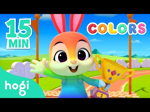 Learn Colors with Jeni | 15min | Pinkfong & Hogi | Colors for Kids | Learn with Hogi