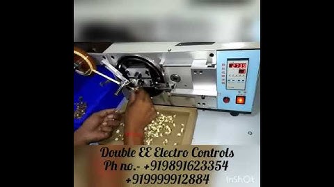 Coil & Core Taping machine available From Double EE Electro Controls Tarun Sharma 91 9891623354