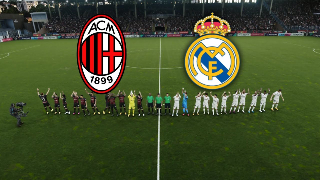 REAL MADRID VS AC MILAN - PRE SEASON FRIENDLY MATCH 2023!PES 23/PC