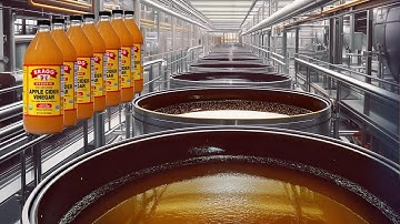 How Apple Cider Vinegar Is Made In A Factory | ACV Factory Process