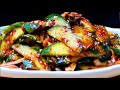 Oi-muchim: 오이무침 | Korean Cucumber kimchi | Easy Korean kimchi recipe | The Restaurants Food