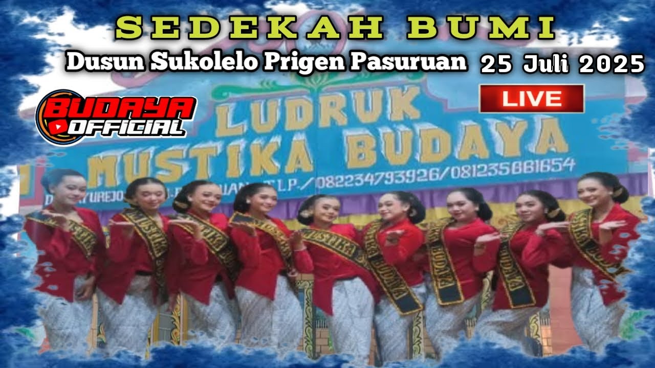 🛑Live Ludruk MUSTIKA BUDAYA Dusun Sukolelo Prigen Pasuruan