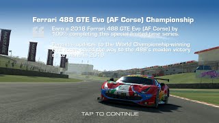 Real racing 3 ferrari 488 gte evo (af corse) championship (v8.5) tier
1 • upgrade round