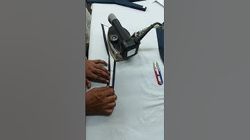 Easy way to complete the task.Front placket iron.MOTO-TEX