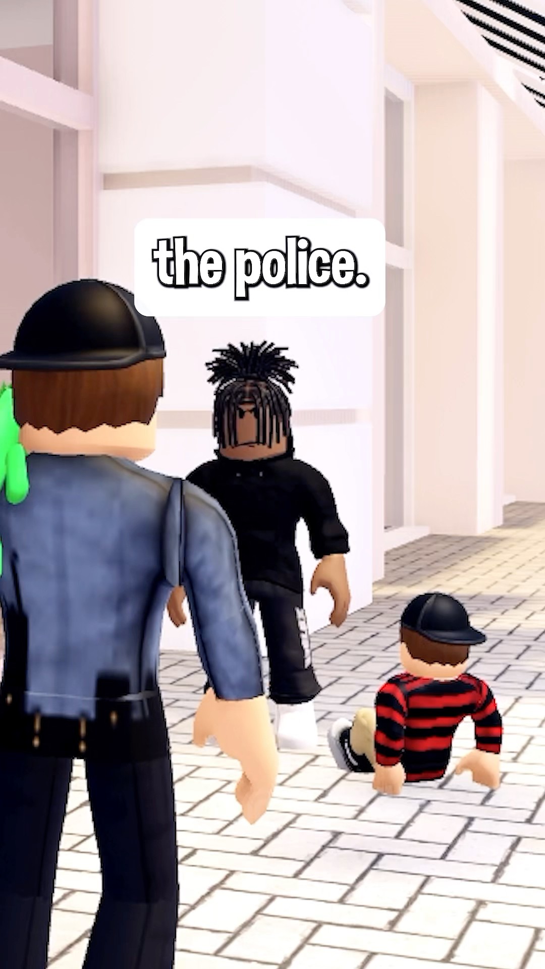 THIS IS HOW I BECAME A POLICE OFFICER?#roblox #shorts #berry