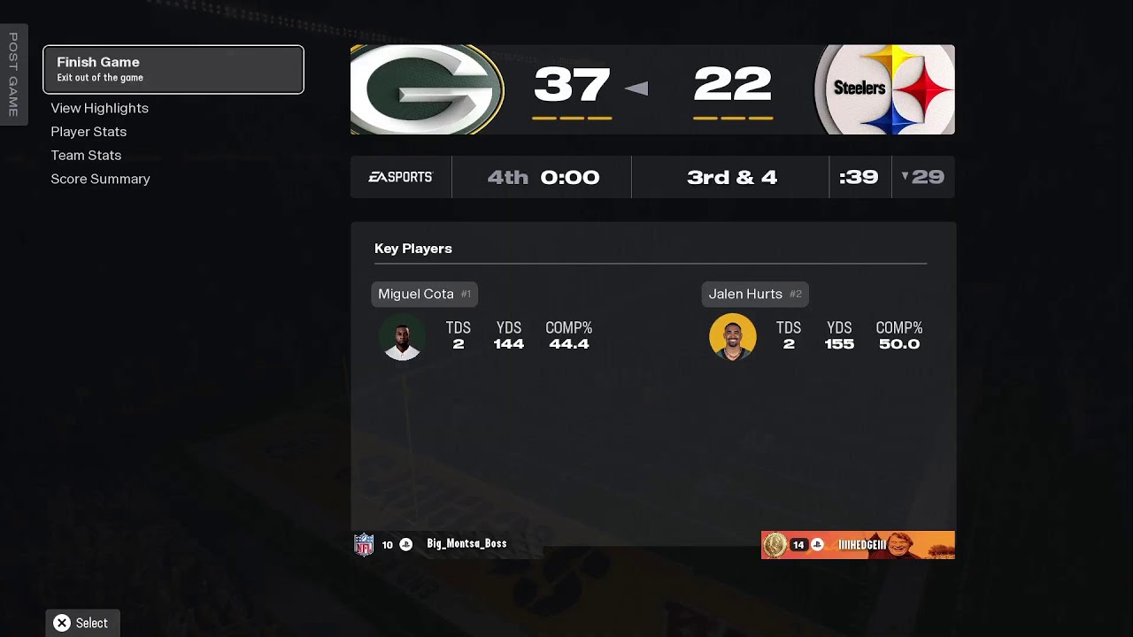 Blitz Steelers vs Packers