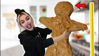 making a LIFE SIZE ginger bread man