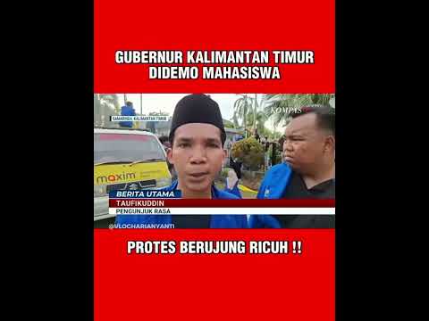 RENOV RUMAH DINAS 25 M GUBERNUR KALTIM DI DEMO MAHASISWA   #shorts #trending #viralvideo thumbnail