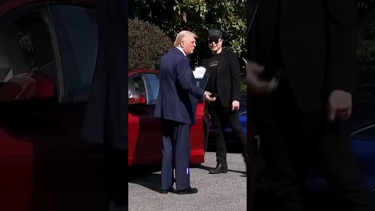 Trump Buys A Tesla From Elon Musk
