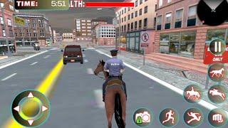 Police Horse Criminal Chase 3D (by 4wheelgames) Android Gameplay [HD] محاكي حصان الشرطة screenshot 5