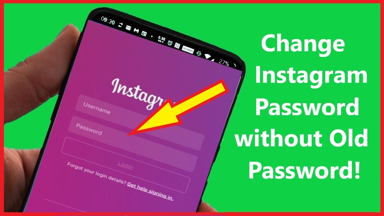 How To Change Instagram Password Without Knowing Your Current Password Youtube