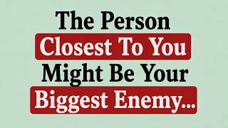 The Person Closest To You Might Be Your Biggest Enemy