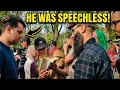 This Christian Challenged The Quran Then This Happened Br Mansur Br Hamza Speakers Corner 