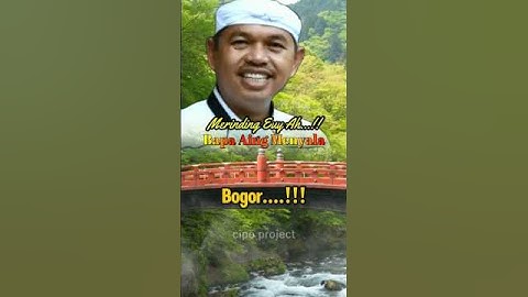 BAPA AING MERINDING EUY AH...!! #kdm  #dedimulyadi #jabar #quotes #motivation