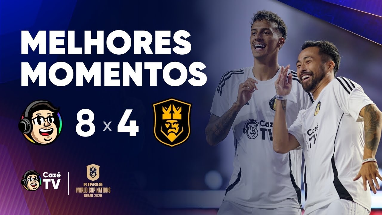 MELHORES MOMENTOS: CAZÉTV FC X TIME KINGS LEAGUE | SHOWMATCH DA COPA DO MUNDO KINGS LEAGUE 2026
