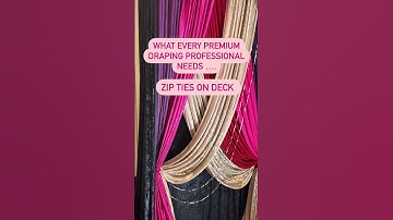 Attention all premium, draping professionals! You need to have all four of these items in your back