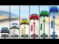 Dropping Сars from Different Heights - Beamng drive