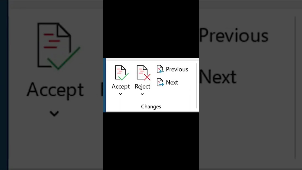 Ms Word group name of Review Tab 