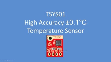 Tech Note 065 - TSYS01 High Accuracy (0.1°C) Temperature Sensor