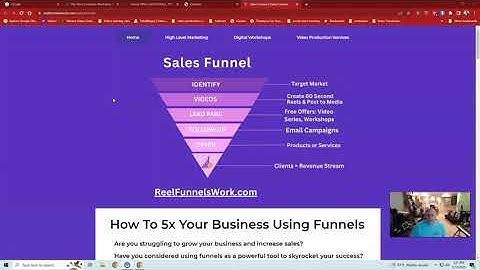 How To Create A Sales Funnel For FREE: Step-by-Step Tutorial: 5x Your Biz Watch Sales Funnel Video