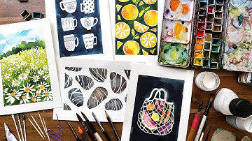 Master Masking Fluid on Skillshare Class Trailer | Tips and Techniques