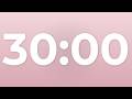 30 Minute Countdown Timer – No Sound | Focus, Study