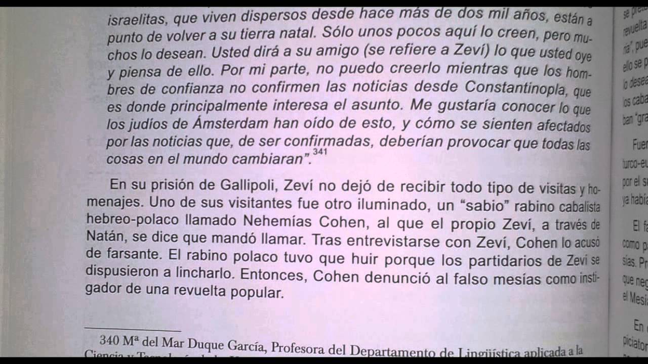 el falso mesías zeví 2 sionismo mundial