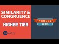 Similarity And Congruence - Exam Walkthrough - GCSE Maths - Summer School - Onmaths