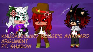 Knuckles and Rouge's Awkward Argument   Ft. Shadow the Hedgehog