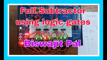 Full Subtractor using logic gates
