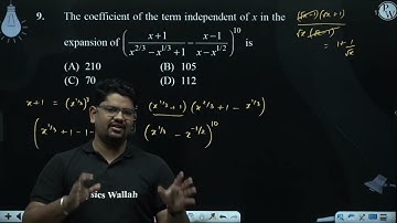 The coefficient of the term independent of x in the expansion of x+1x2/3-x1/3+1-x-1x-x1/210 ....