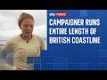 'Depression was my reason why': Campaigner runs entire British coastline