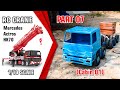 Part 07_RC Crane Mercedes Actros HK70 1/10 Scale Project - Cabin 01