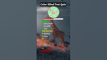 Are You Color Blind? Take This Color Blind Test! 🎨👀 #quiz #challenge