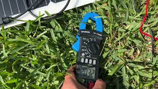 How to measure amps and voltage of your solar panel