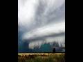 Biggest supercell of the day!