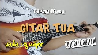 GITAR TUA _ RHOMA IRAMA ( tutorial guitar ) lagu luwawas polll gaes...