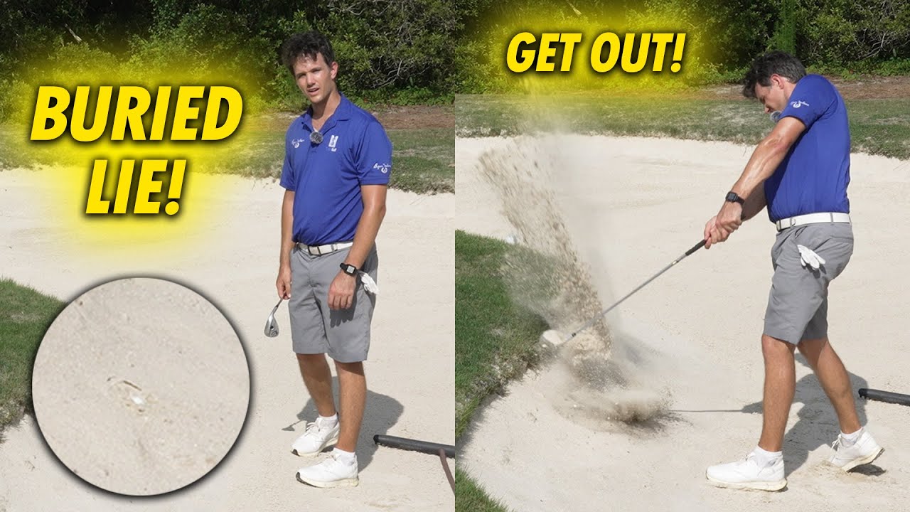 Ball Stuck Deep In The Sand - How to Escape Buried Lies