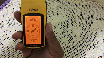 Como usar o gps eTrex?