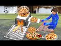 लकड़ी का चूल्हा सिंक पिज्जा Wood Stove Sink Pizza Cooking Comedy Video हिंदी कहानियां Hindi Kahaniya