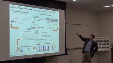 Alexander Dowling: "Data Driven Multi-Scale Optimization of Energy Systems"