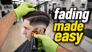 EASIEST Method To Cut CHALLENGING HAIR - CRISPY Mid Fade