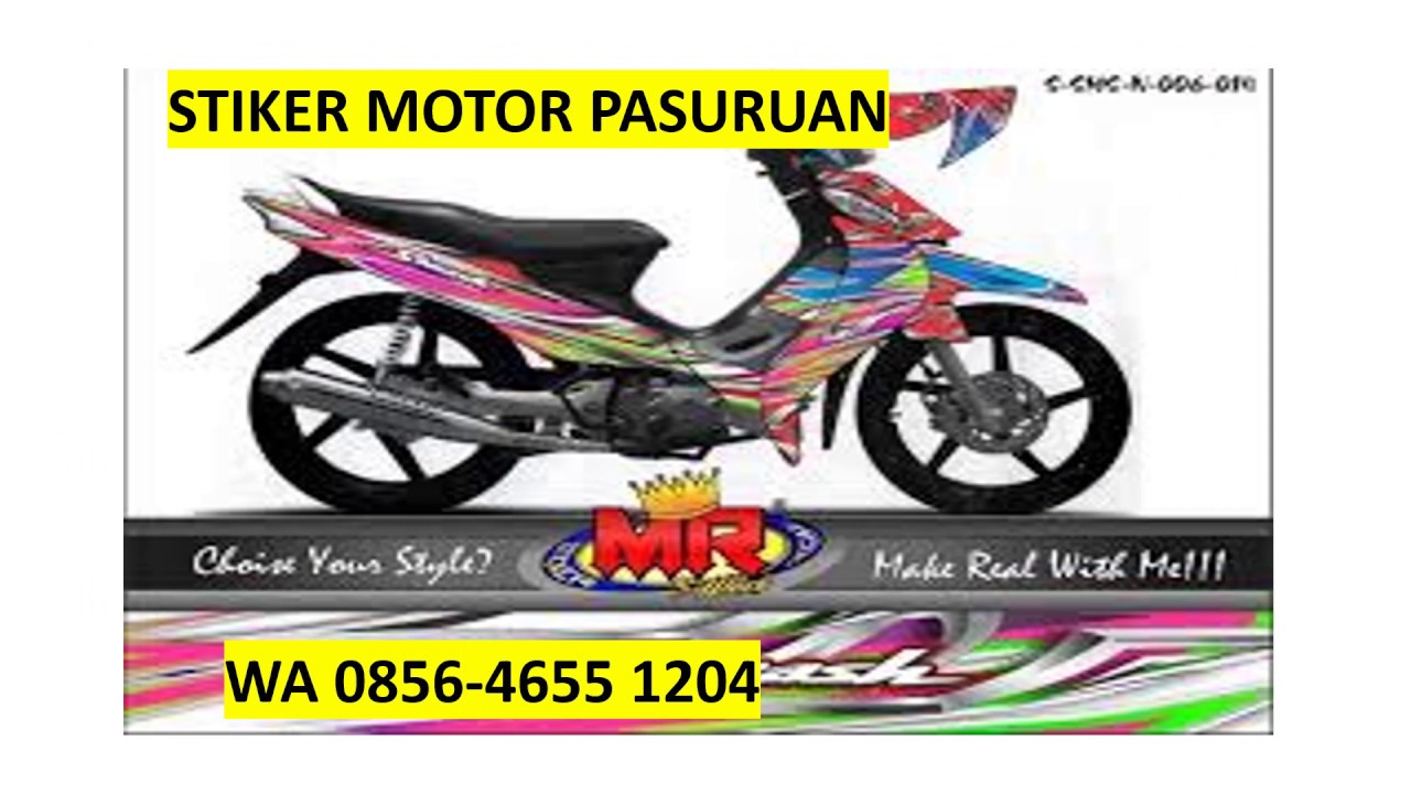  TERDEKAT  WA 0856 4655 1204 Stiker  Motor  Pasuruan YouTube