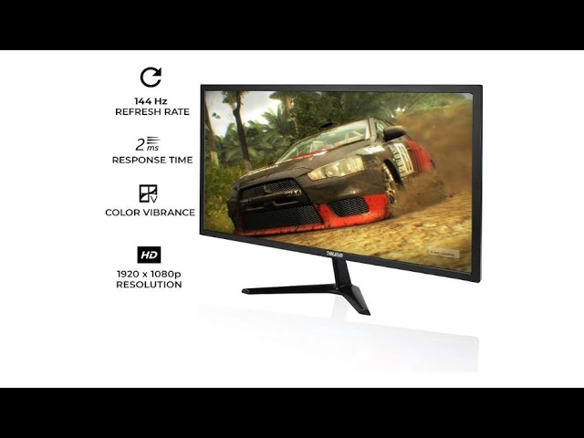 Thinlerain 24 Pouces Ecran PC Gaming Moniteur 144Hz 1920x1080P Ecran  HDMI/DisplayPort/144Hz/2ms/VESA/USB, Noir : : Informatique