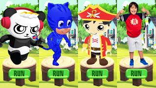 Tag with Ryan vs Catboy PJ Masks vs Combo Panda - All Characters Unlocked All Costumes All Vehicles screenshot 1