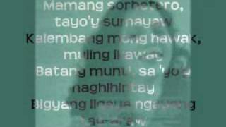 Mamang Sorbetero- Celeste Legaspi (with Lyrics) chords