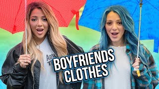 We Wore our Boyfriends Clothes for a Week