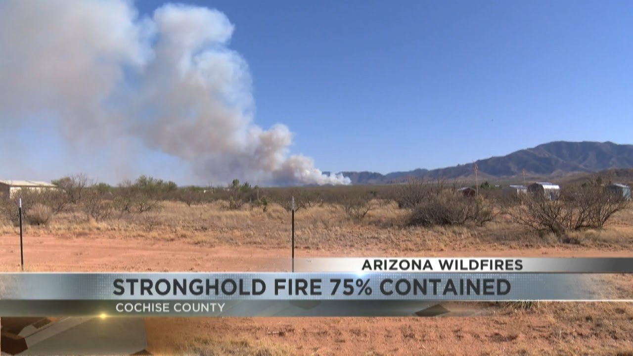 Stronghold Fire in Cochise County 75% contained, human cause
